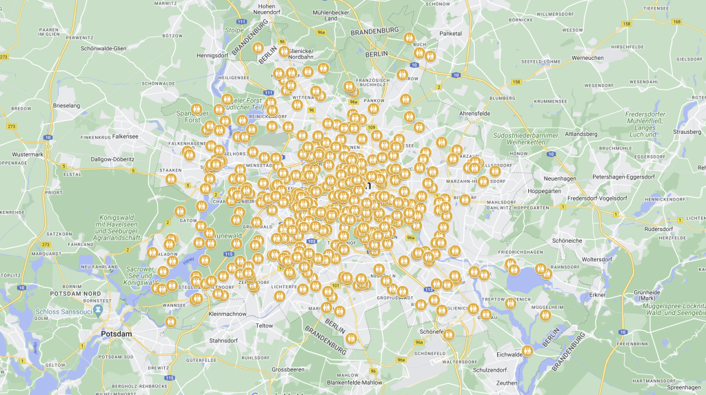Tourist Map of Berlin