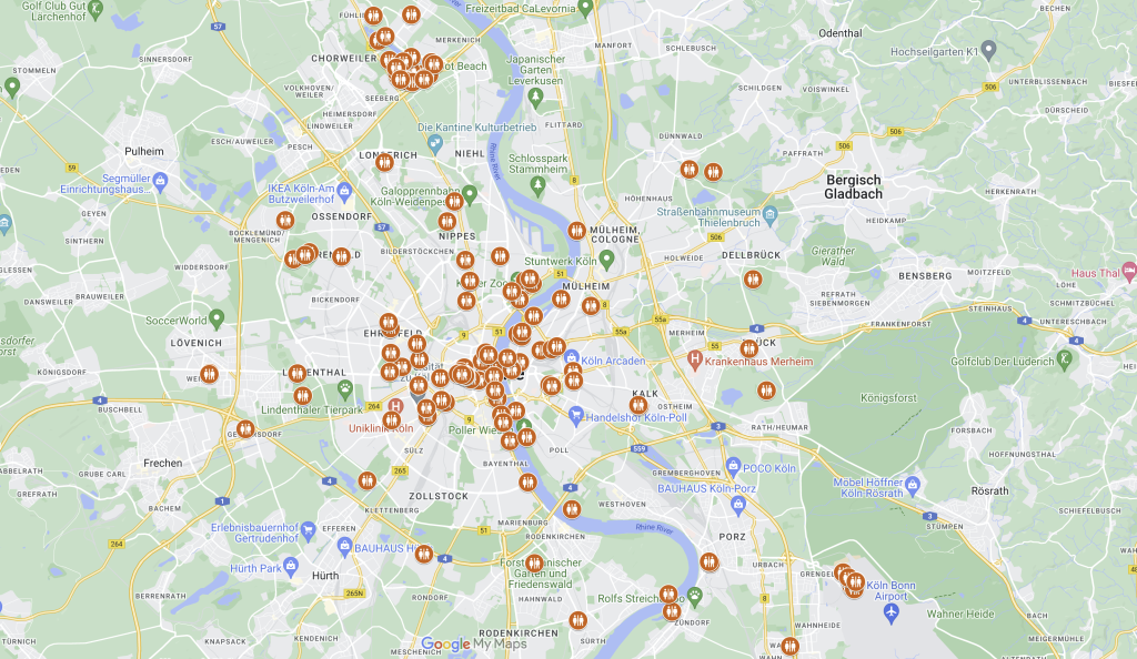 Tourist Map of Cologne
