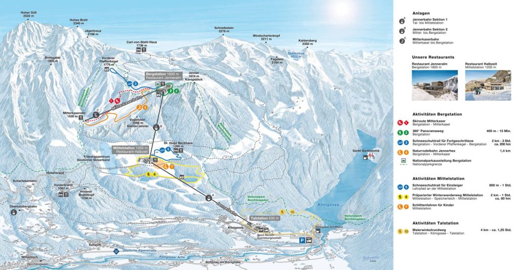 Berchtesgaden / Jenner Trail Map