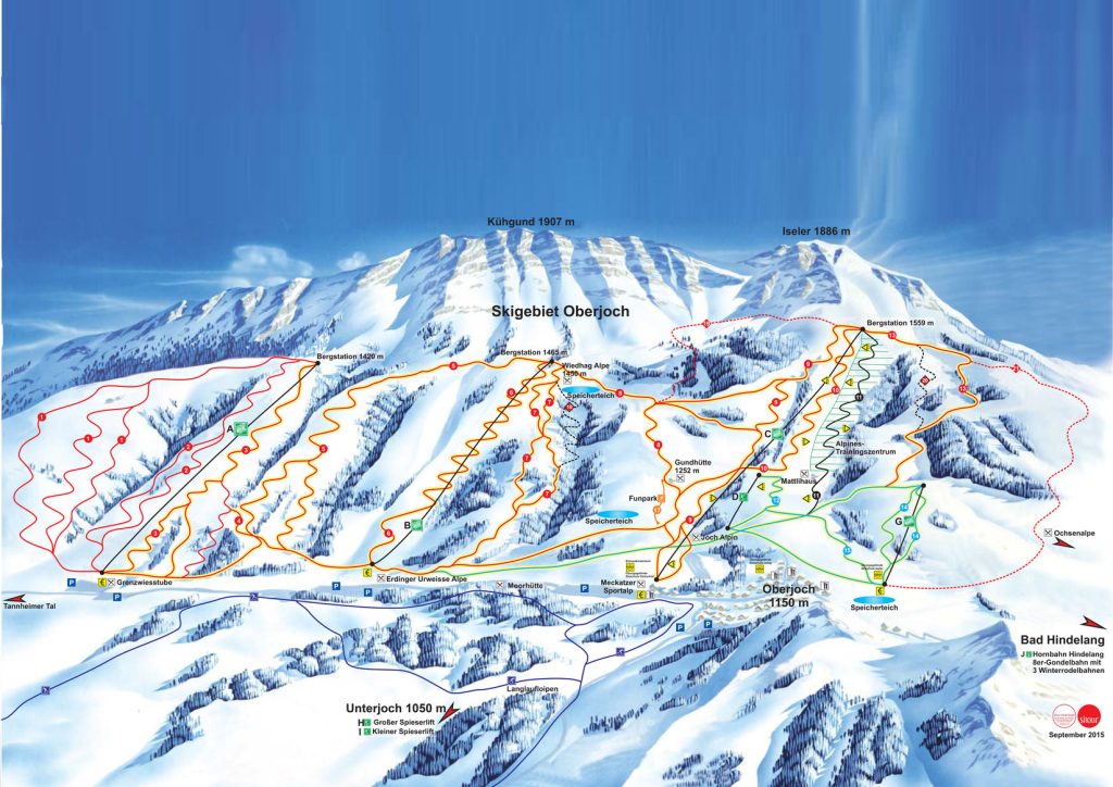 Oberjoch Trail Map