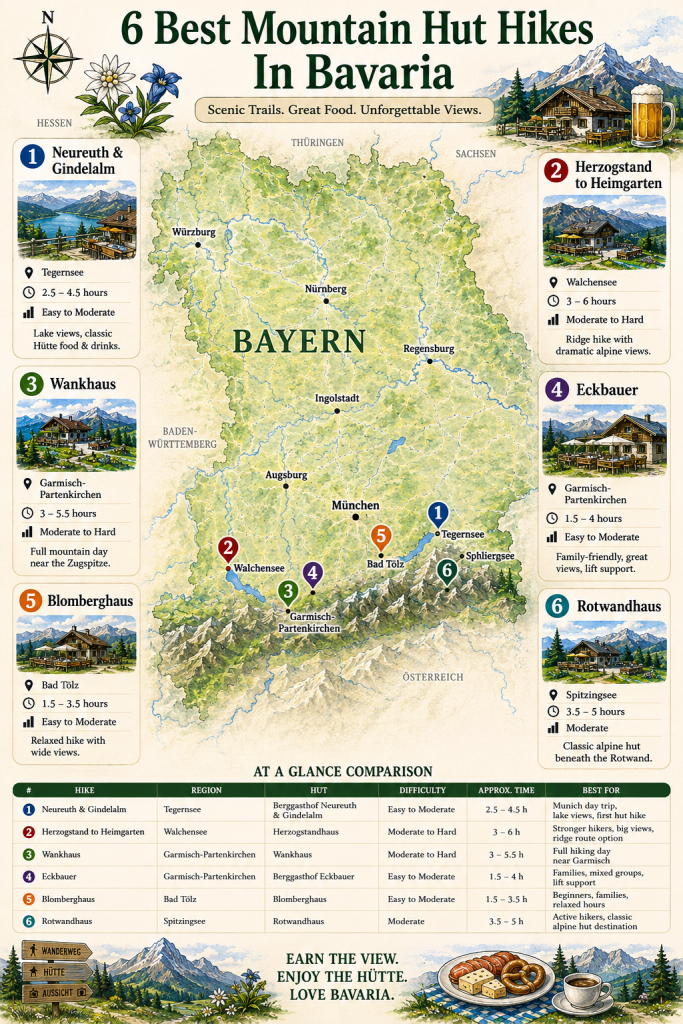 Best Mountain Hut Hikes in Bavaria
